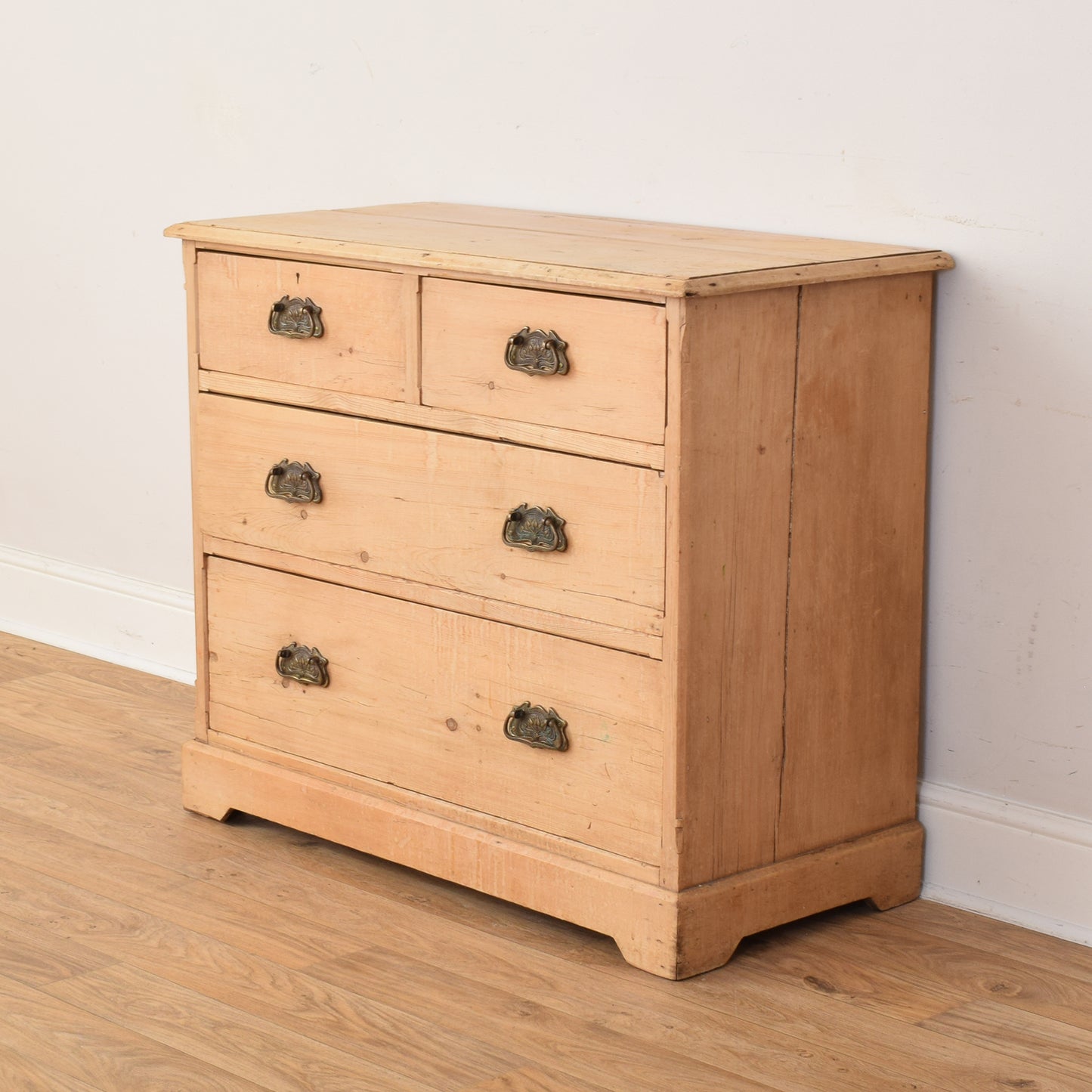 Antique Pine Chest Of Drawers