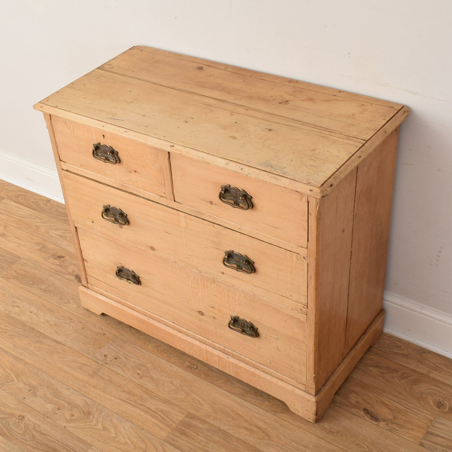 Antique Pine Chest Of Drawers