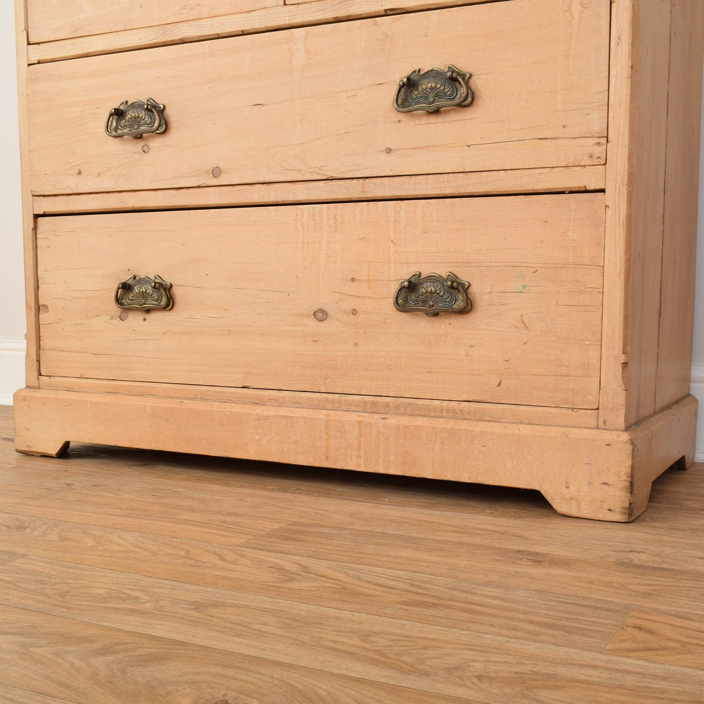 Antique Pine Chest Of Drawers