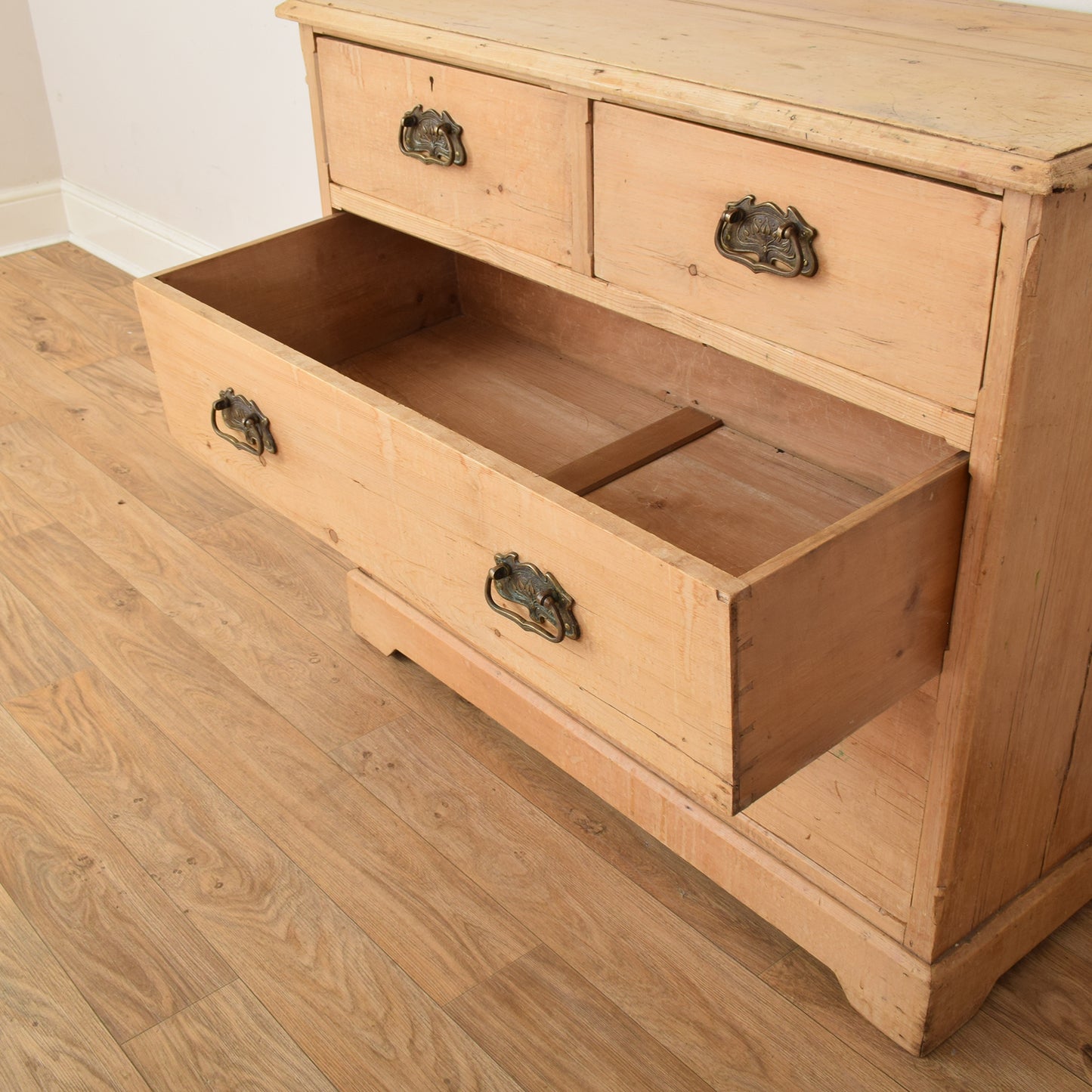 Antique Pine Chest Of Drawers