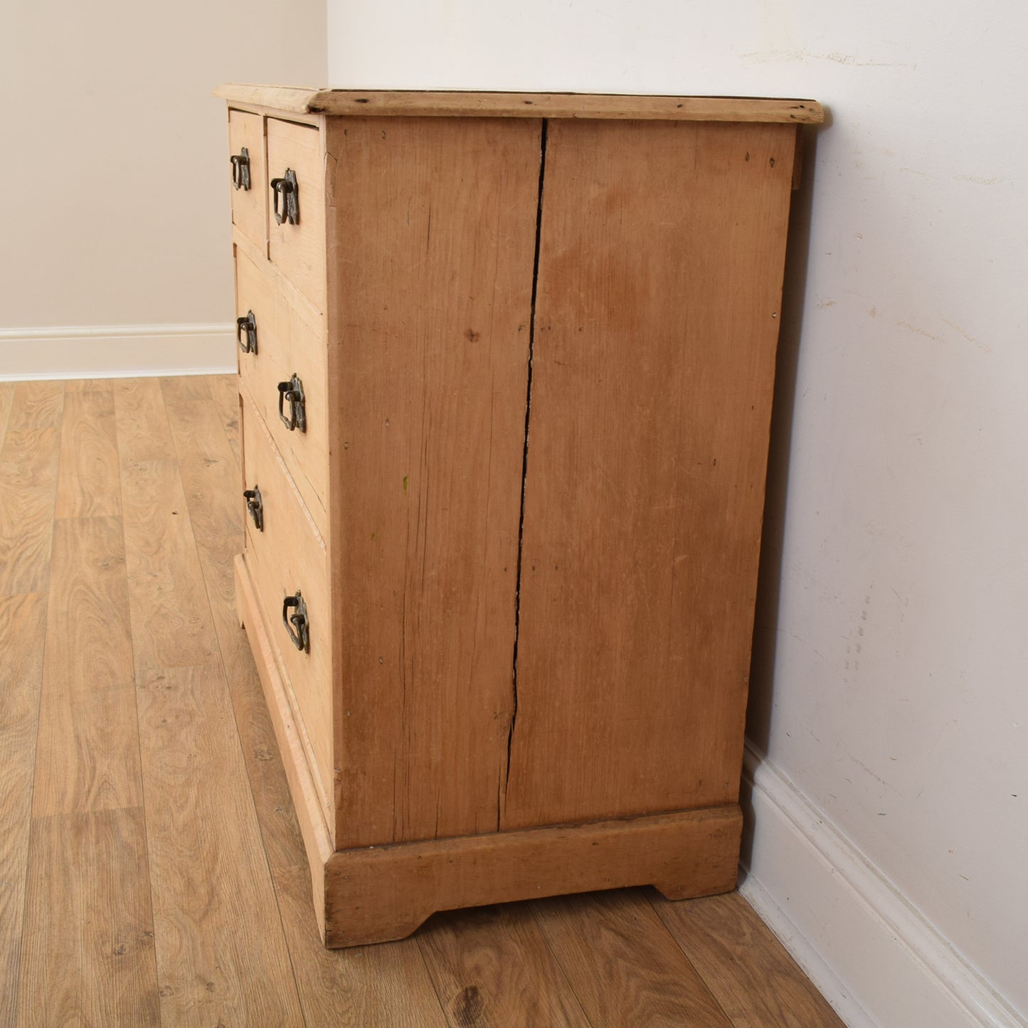 Antique Pine Chest Of Drawers