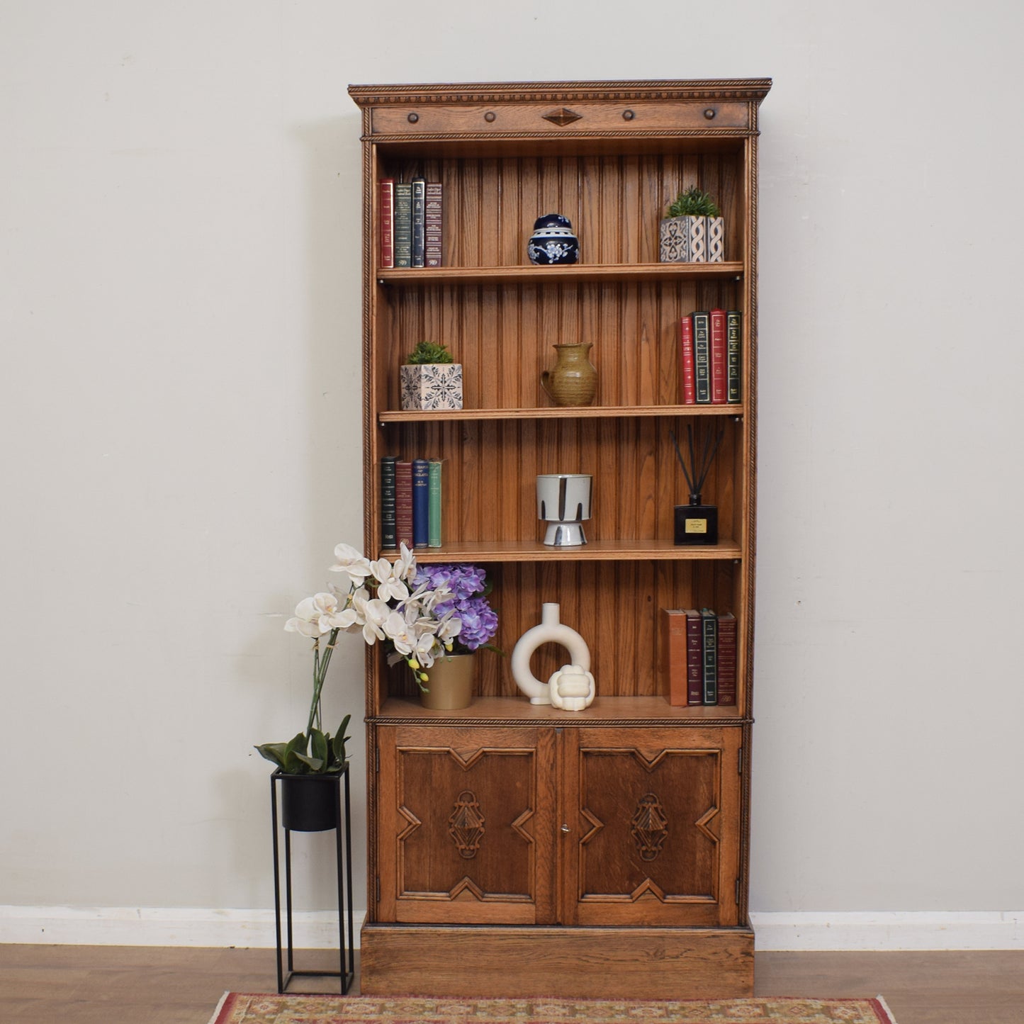 Restored Oak Bookcase