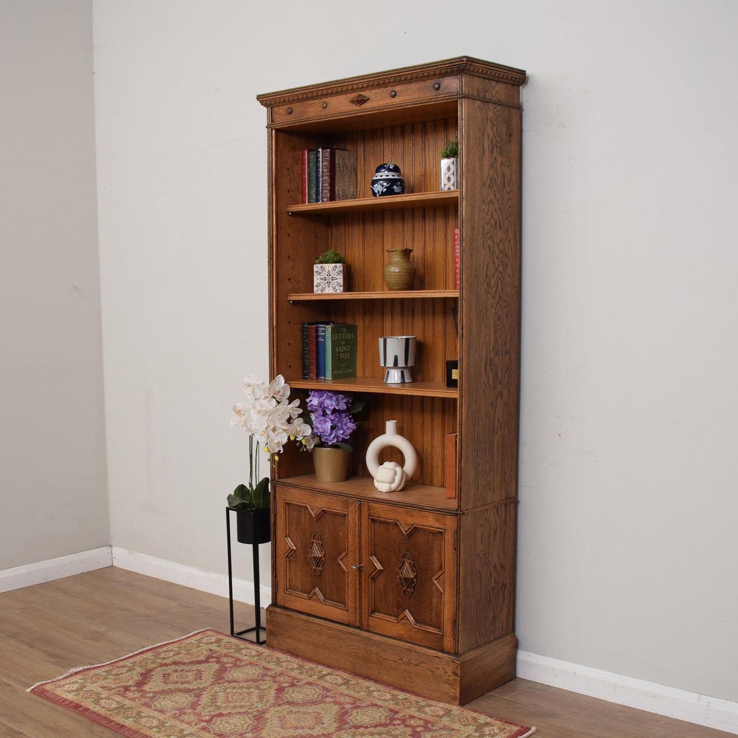 Restored Oak Bookcase