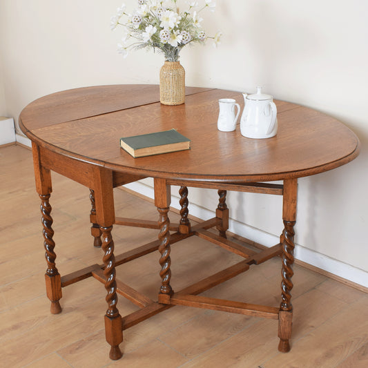Large Barley Twist Table