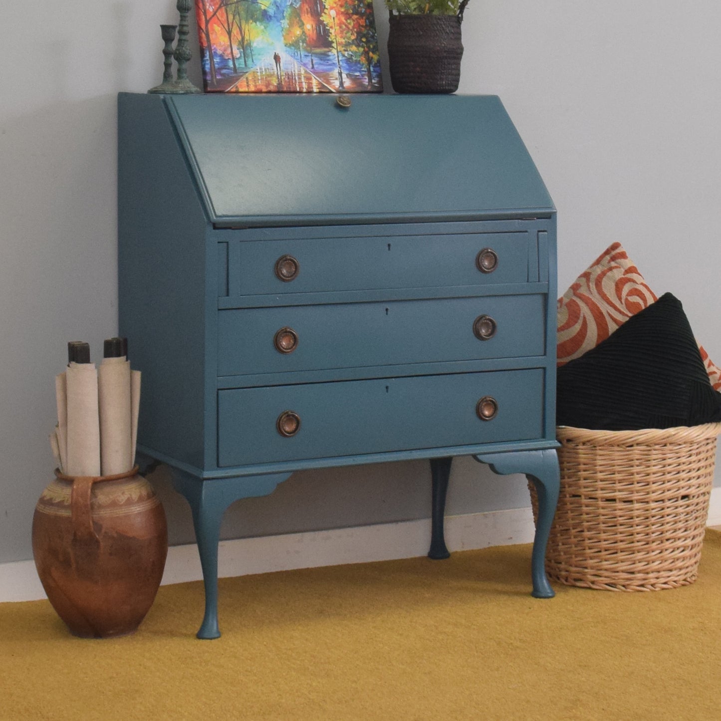 Painted Vintage Bureau