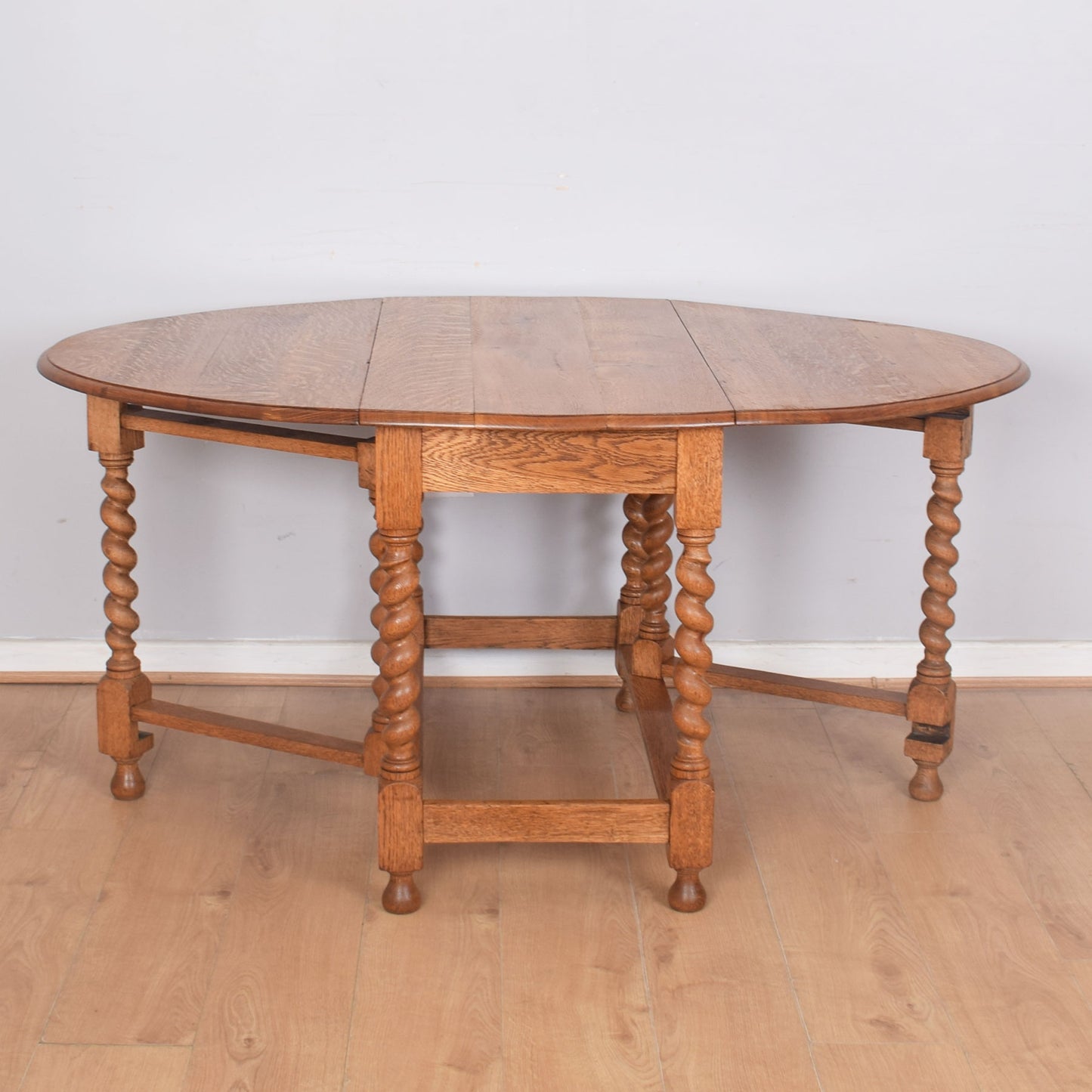 Barley Twist Drop-Leaf Table