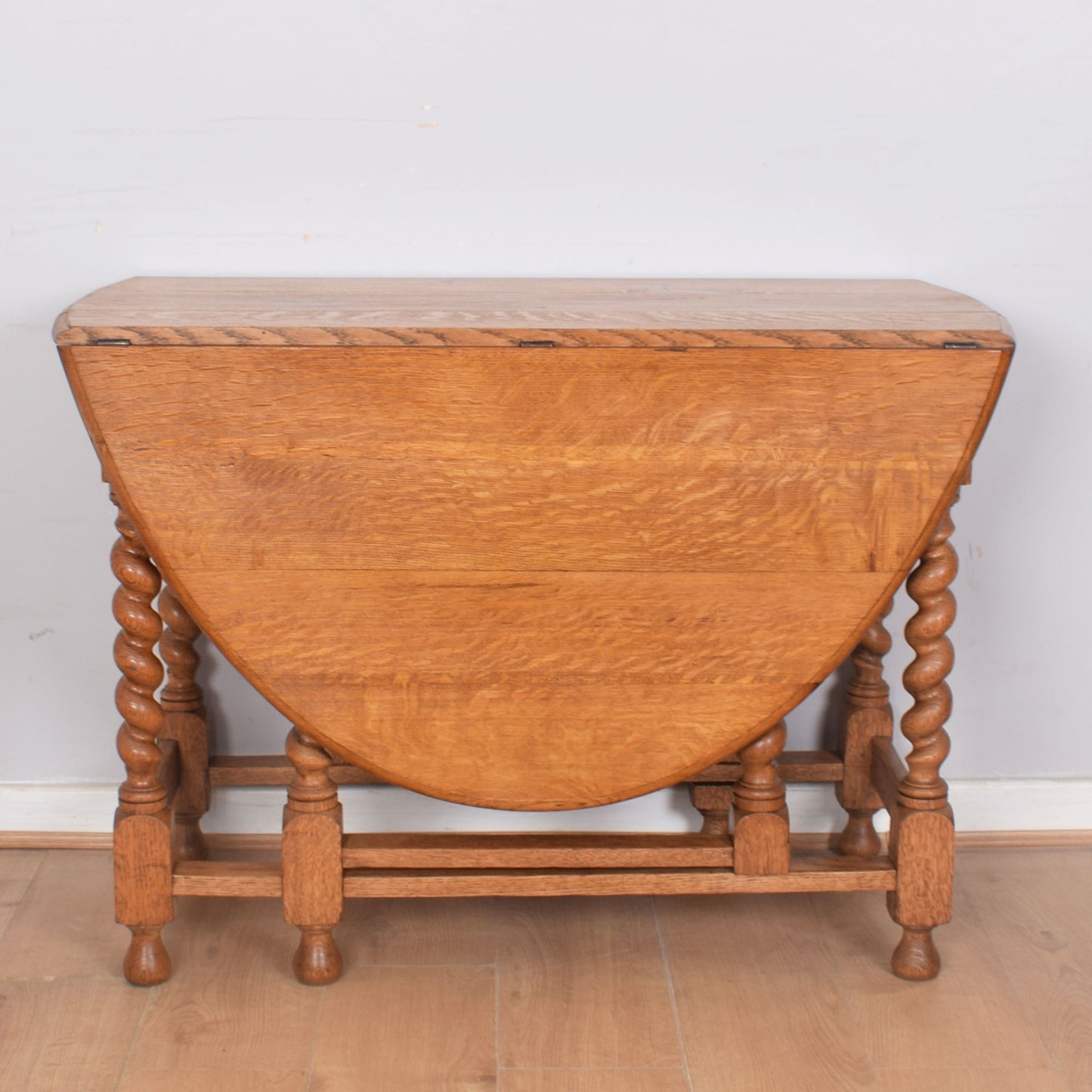 Barley Twist Drop-Leaf Table