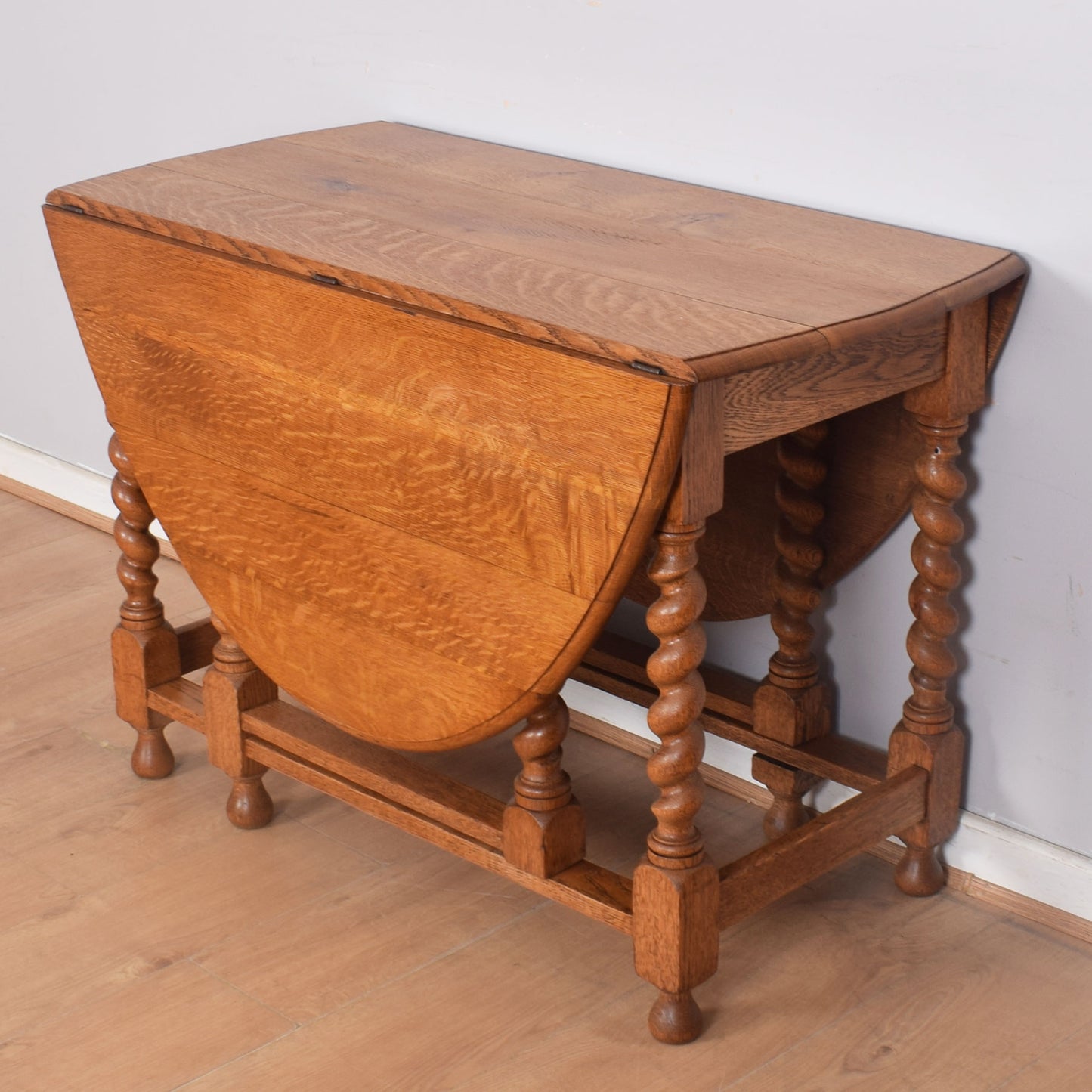 Barley Twist Drop-Leaf Table