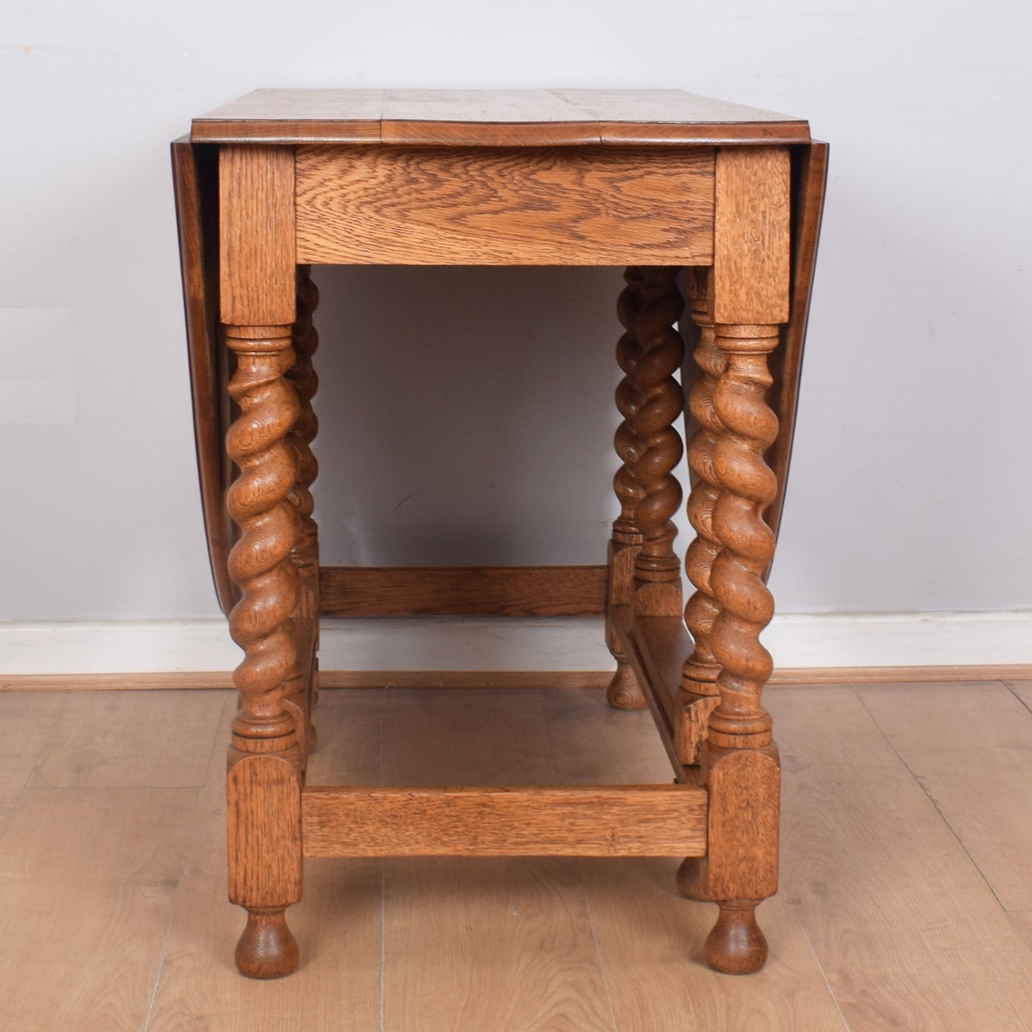 Barley Twist Drop-Leaf Table