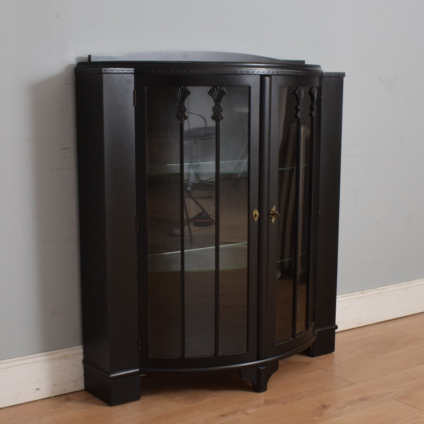 Painted Glazed Display Cabinet