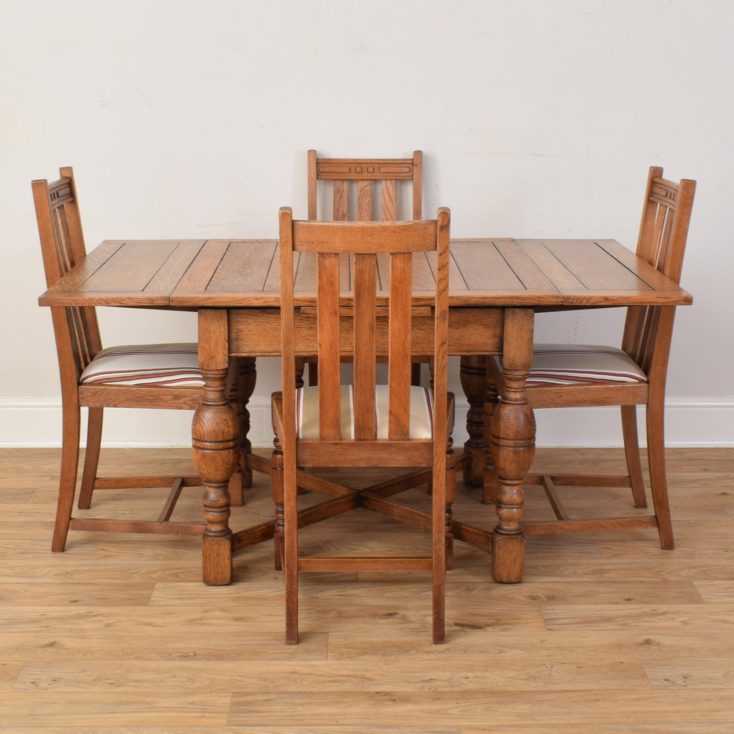 Draw Leaf Table And Four Chairs