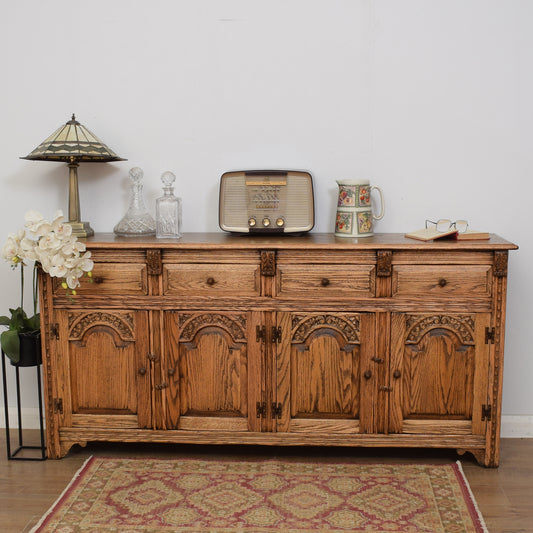 Large Oak Sideboard