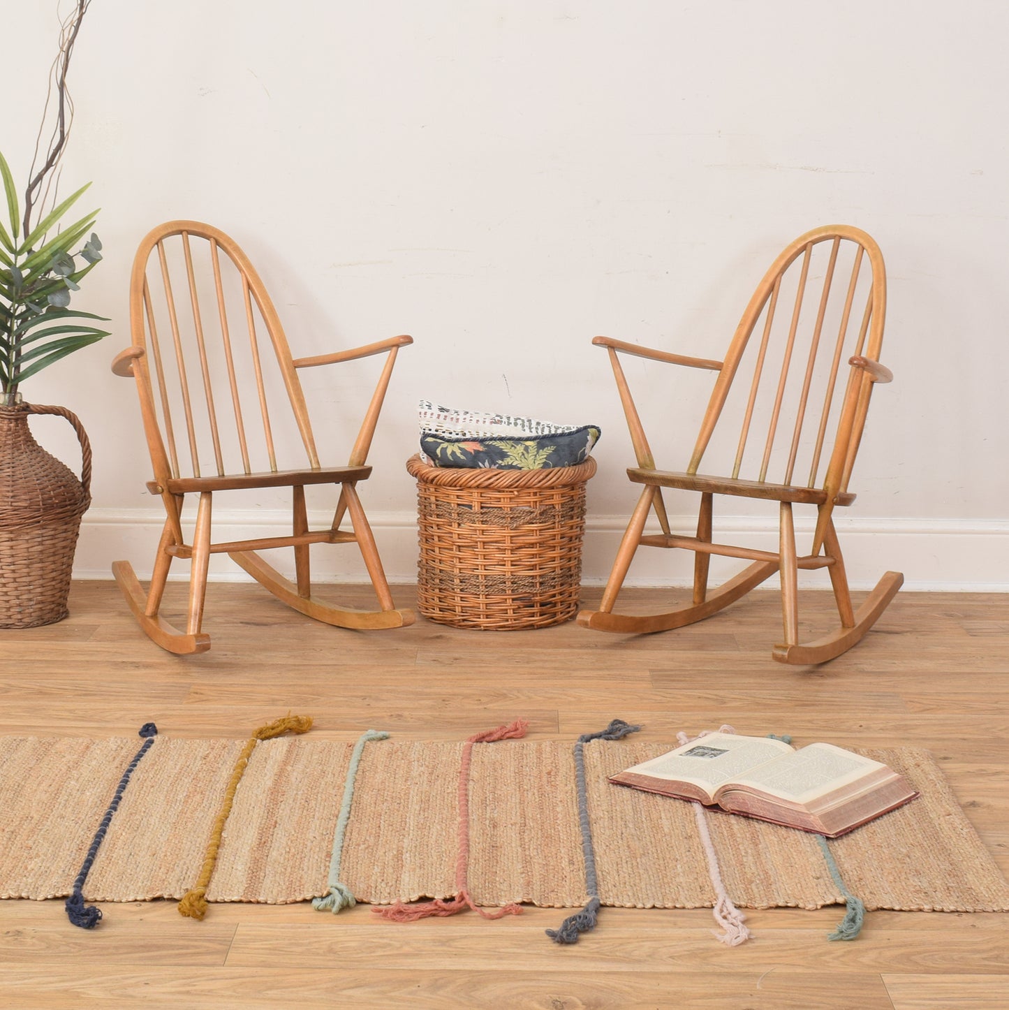 Pair Of Ercol Rocking Chairs