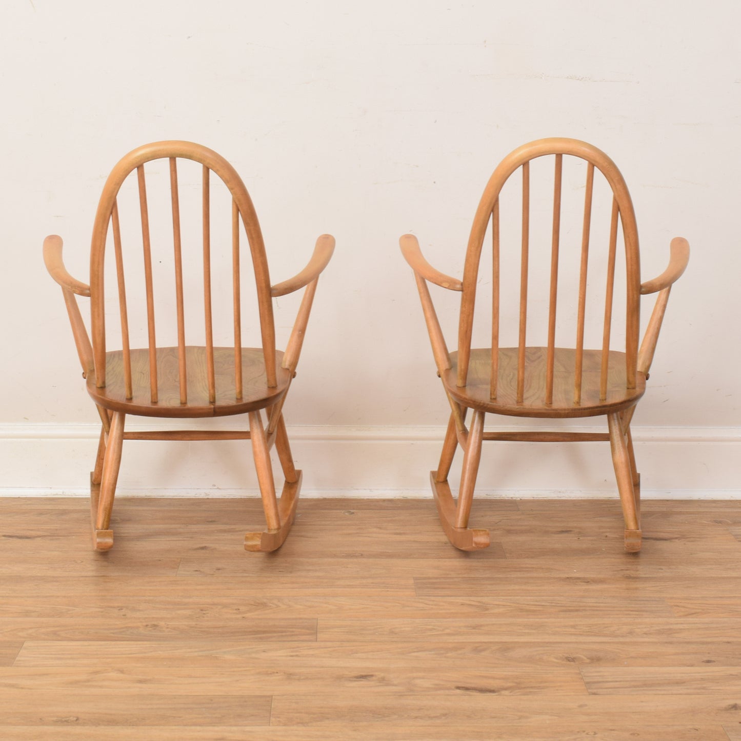 Pair Of Ercol Rocking Chairs