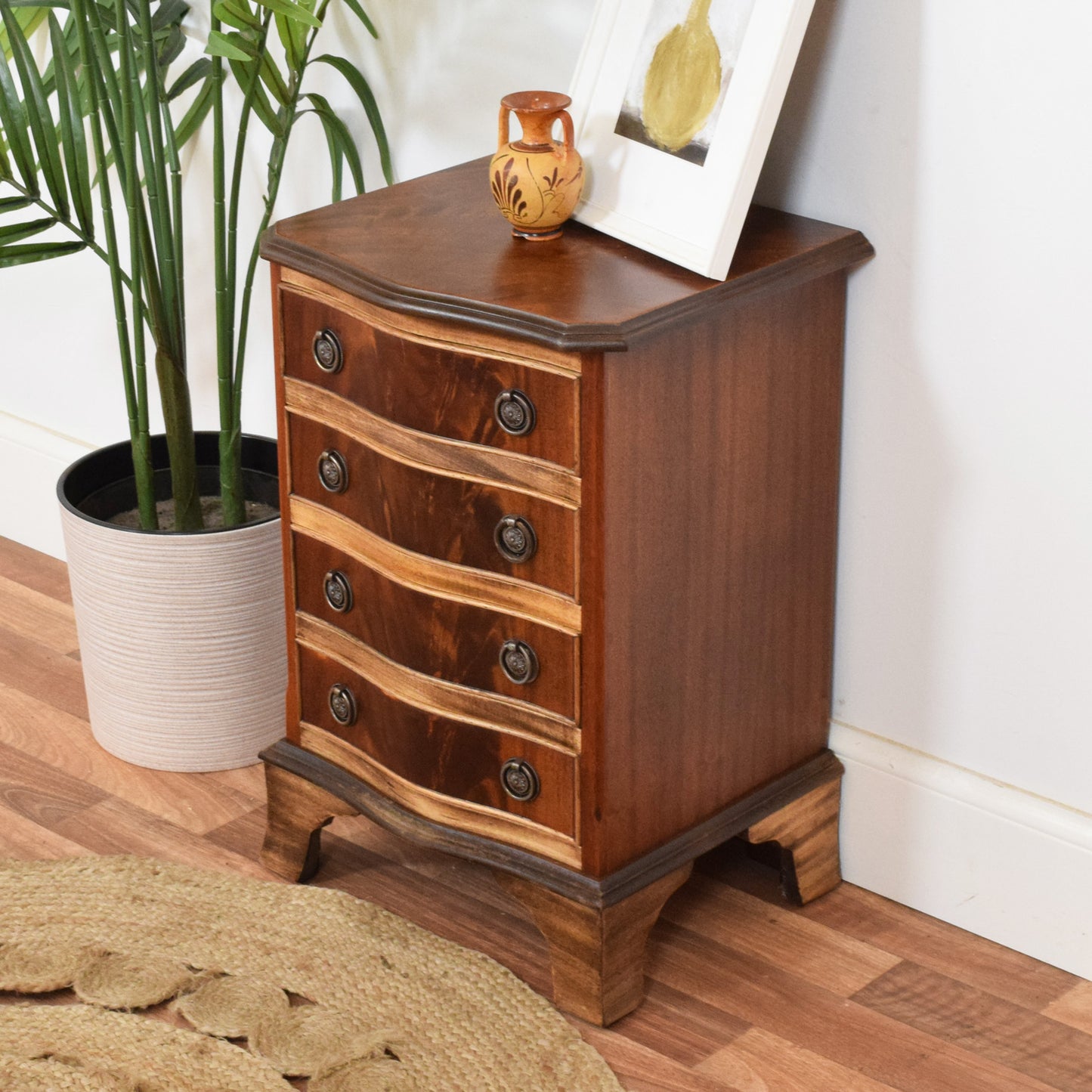Flamed Mahogany Bedside