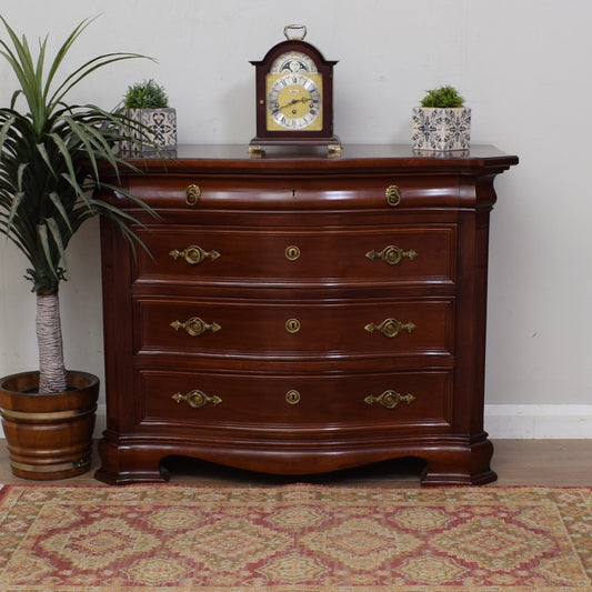 Mahogany Veneer Chest of Drawers