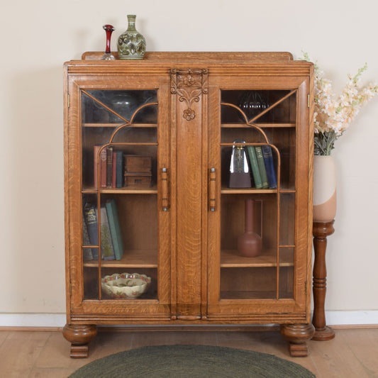 Art Deco Glazed Bookcase