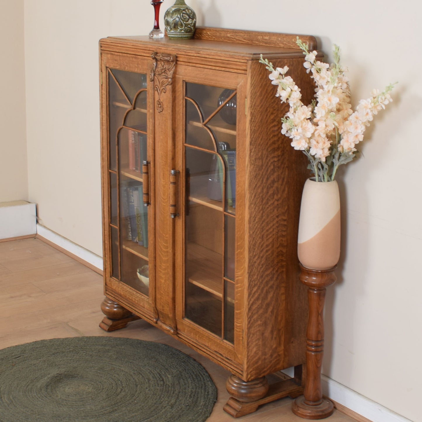 Art Deco Glazed Bookcase