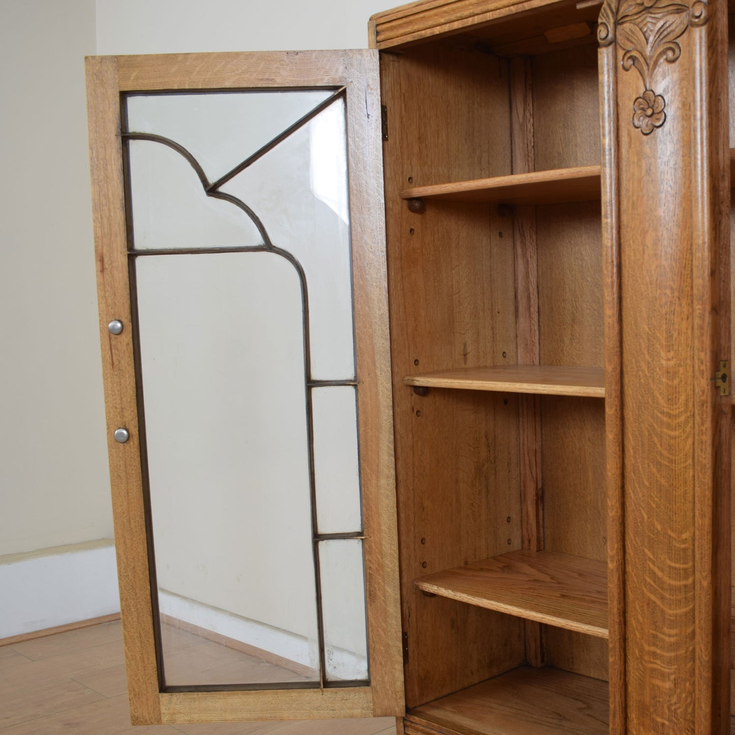 Art Deco Glazed Bookcase