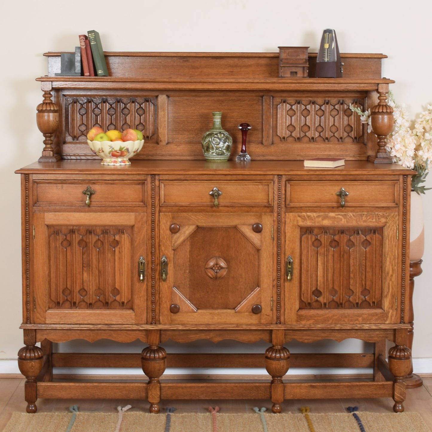 Vintage Oak Sideboard