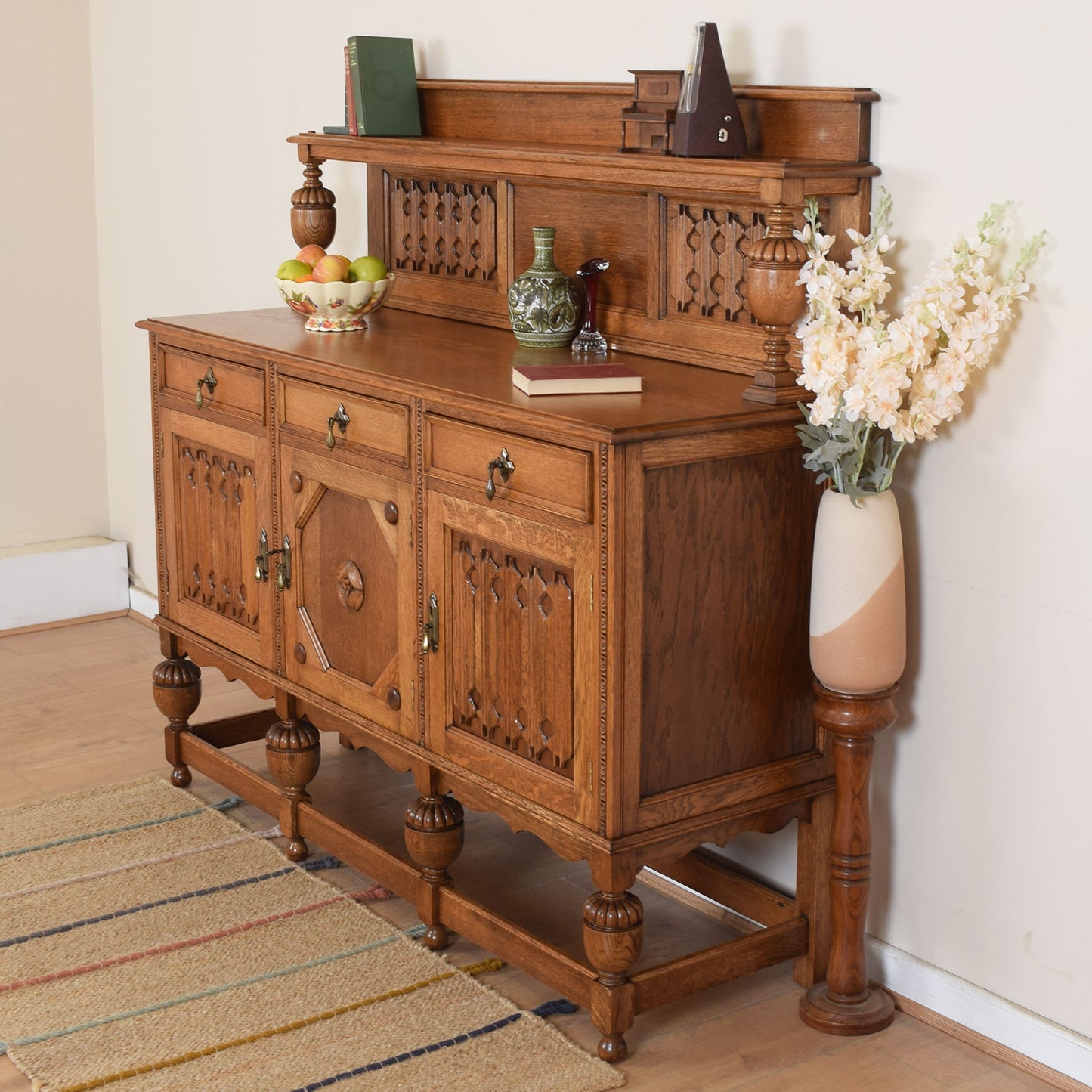 Vintage Oak Sideboard