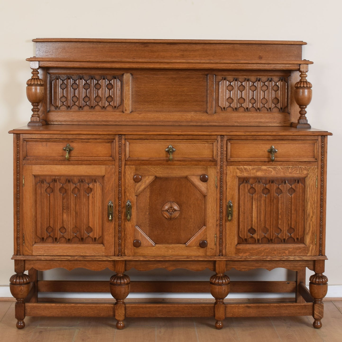 Vintage Oak Sideboard