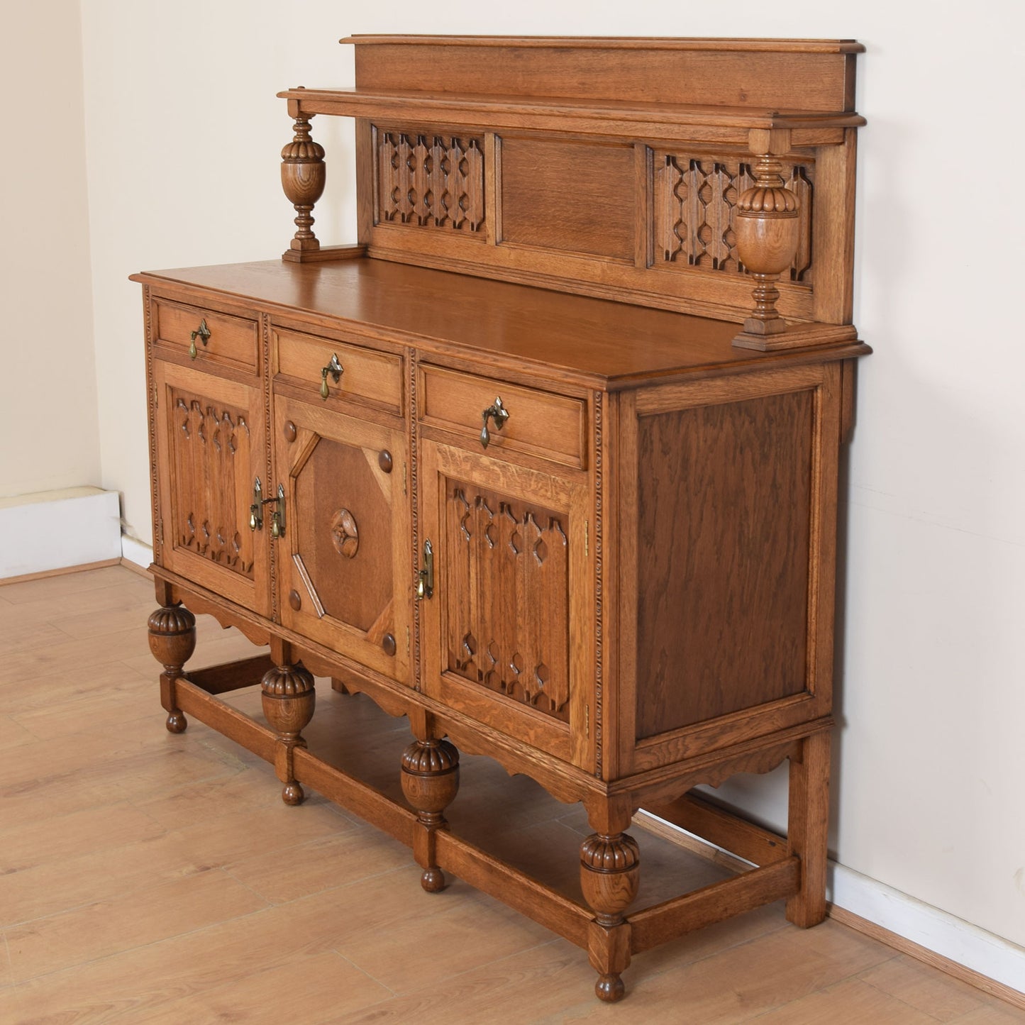 Vintage Oak Sideboard