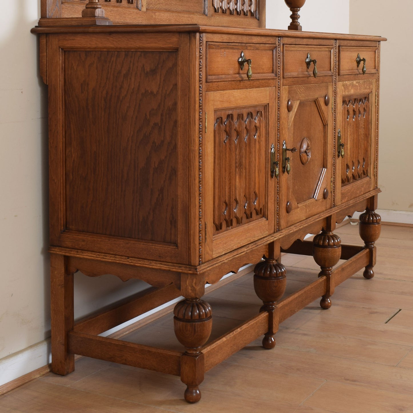 Vintage Oak Sideboard