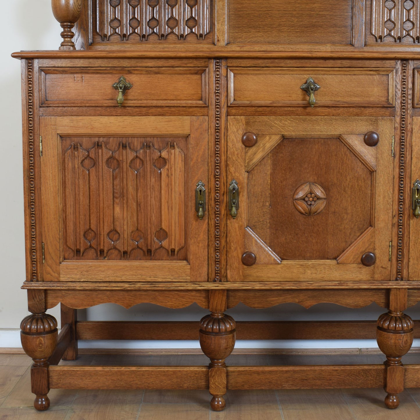 Vintage Oak Sideboard