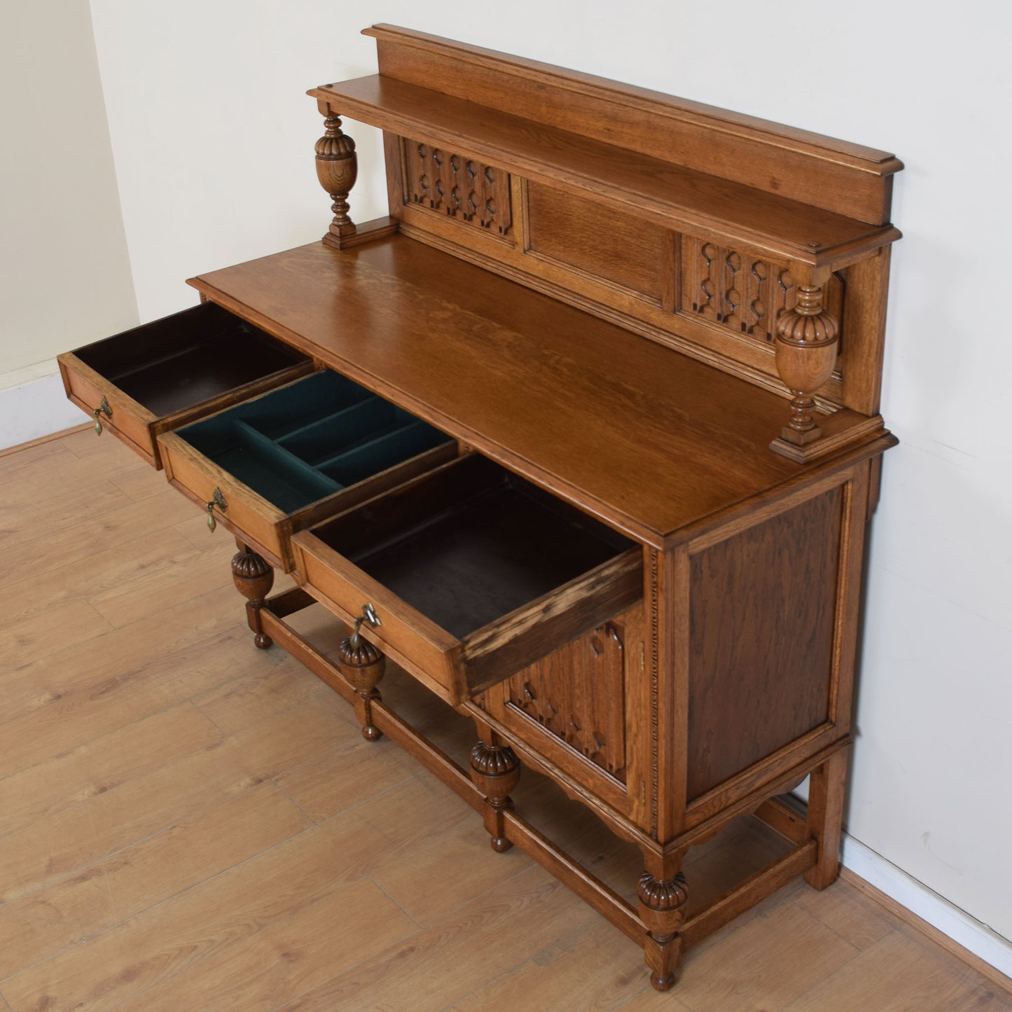 Vintage Oak Sideboard