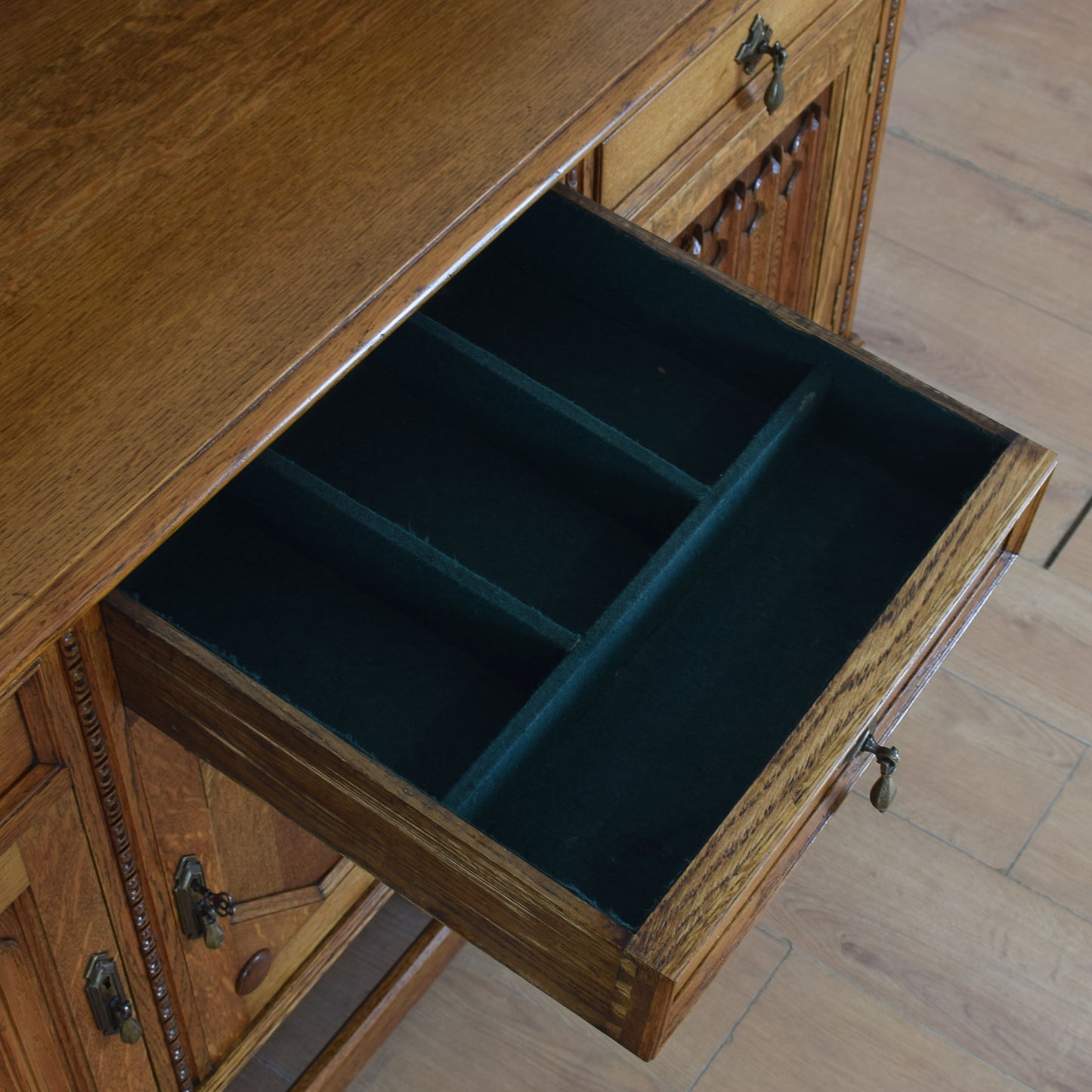 Vintage Oak Sideboard