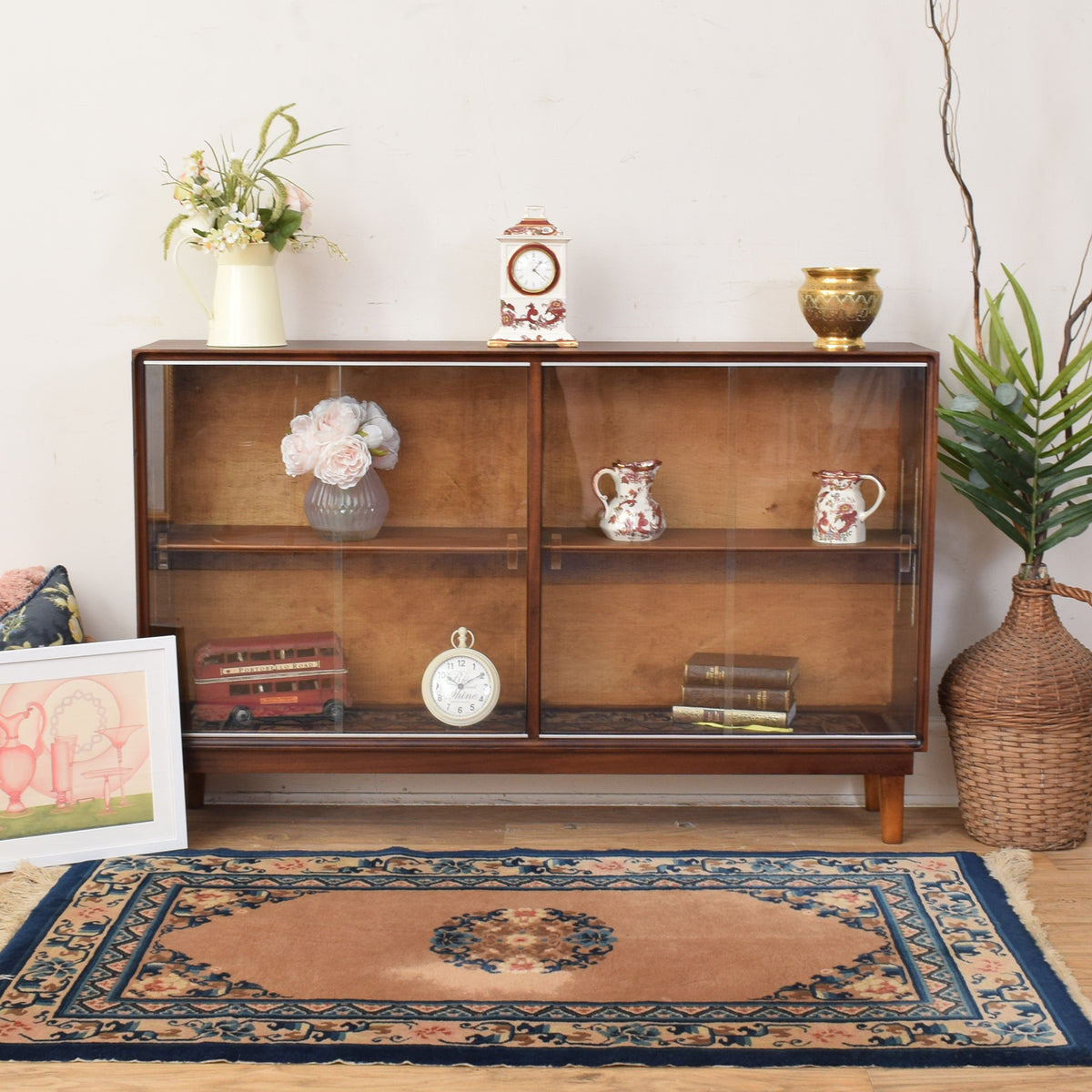 Glazed Mahogany Cabinet