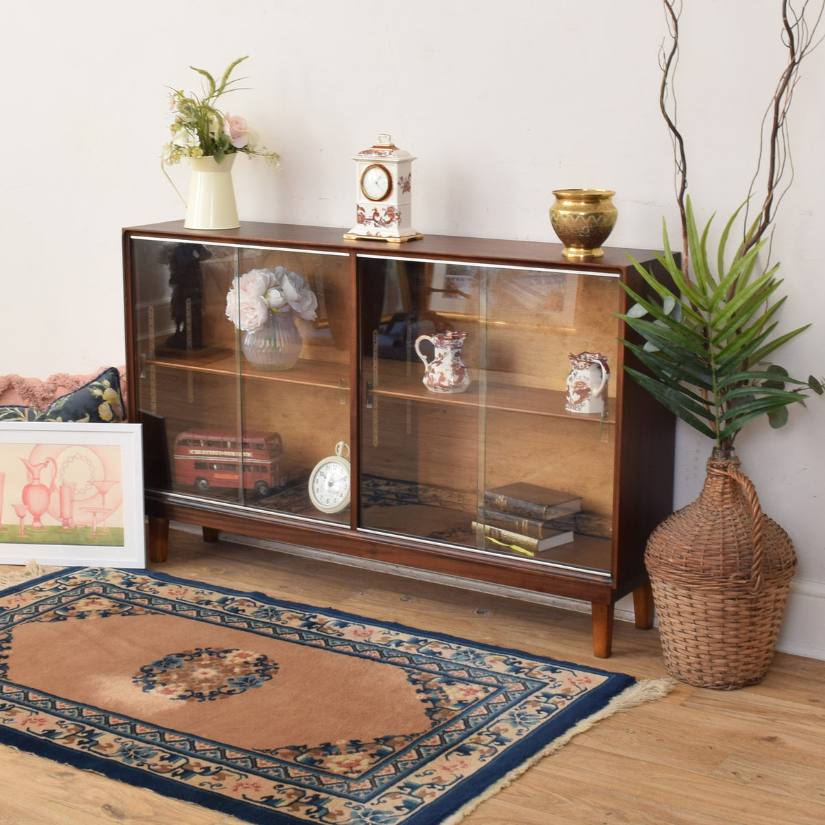 Glazed Mahogany Cabinet
