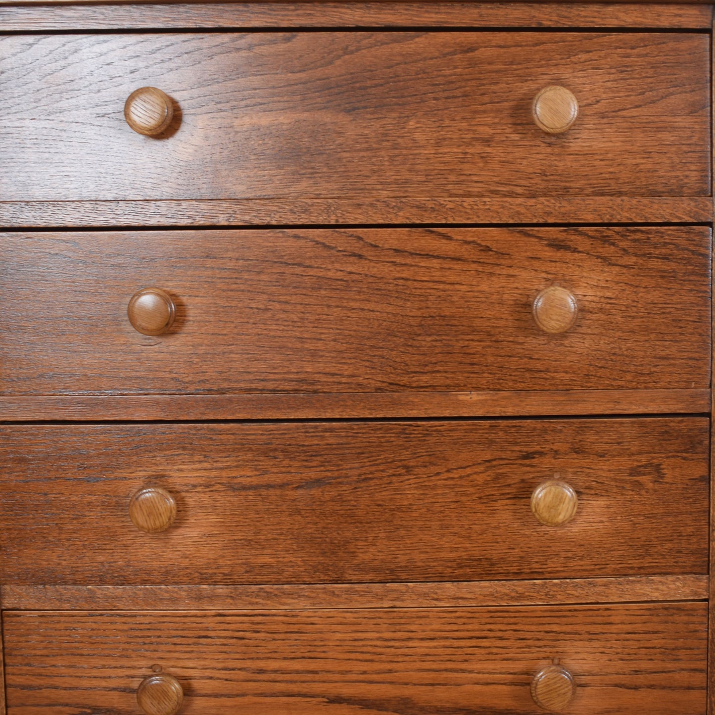 Tall Oak Chest Of Drawers