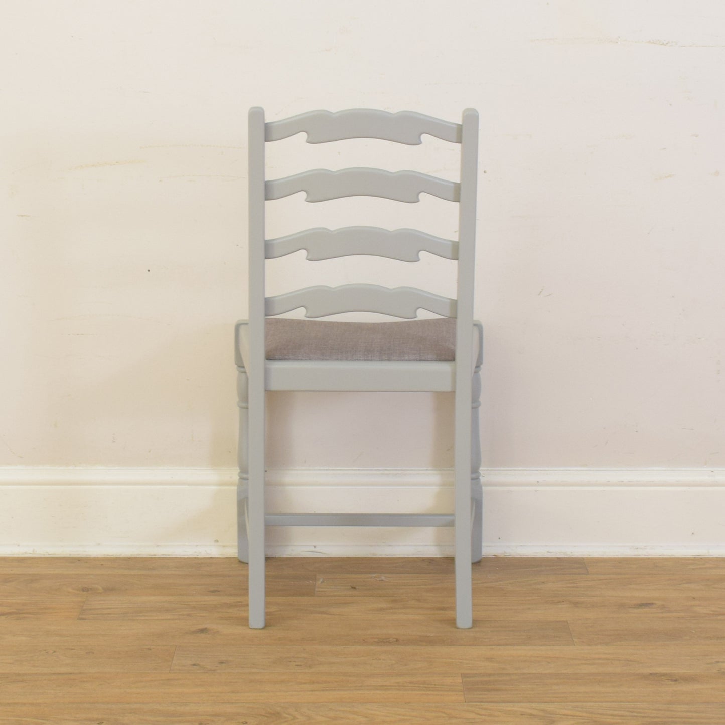 Painted Draw Leaf Table And Six Chairs