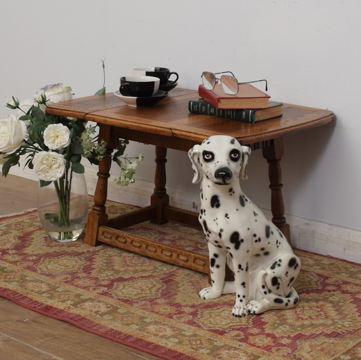 Small Oak Drop Leaf Table
