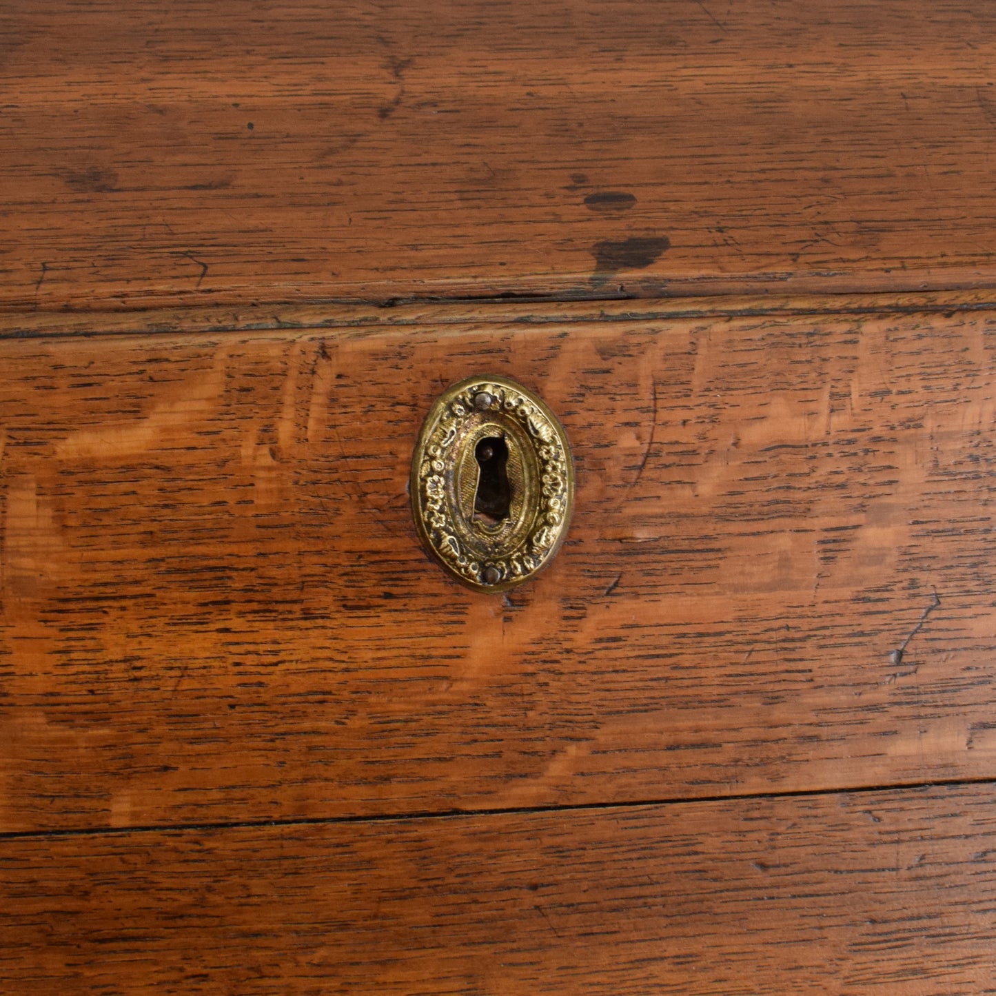 Large Antique Oak Bureau