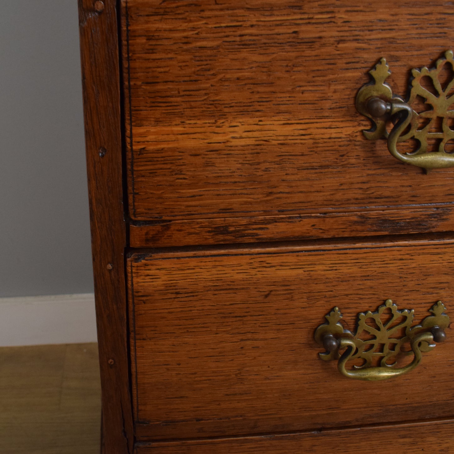 Large Antique Oak Bureau