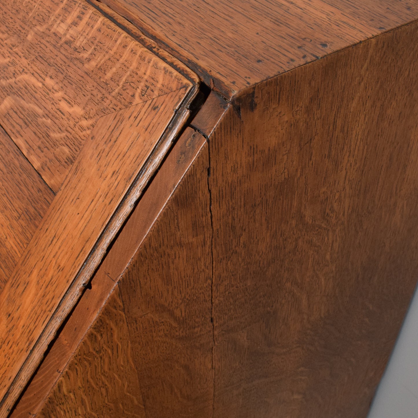 Large Antique Oak Bureau