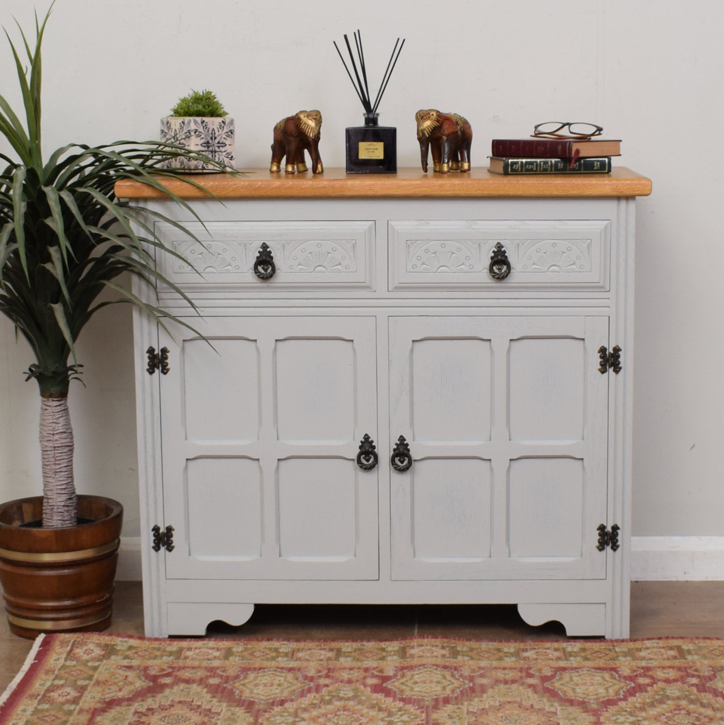 Painted Oak Sideboard