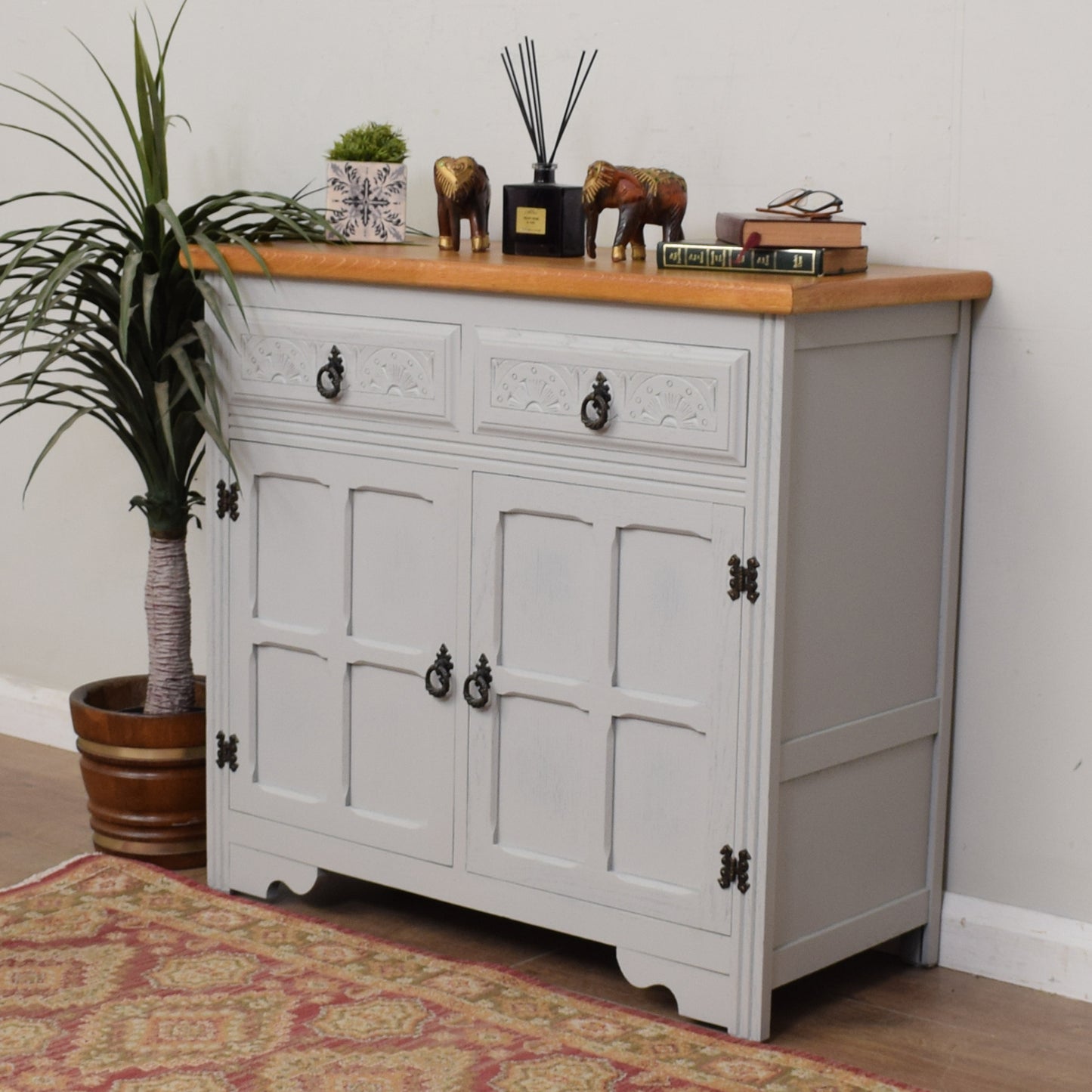 Painted Oak Sideboard