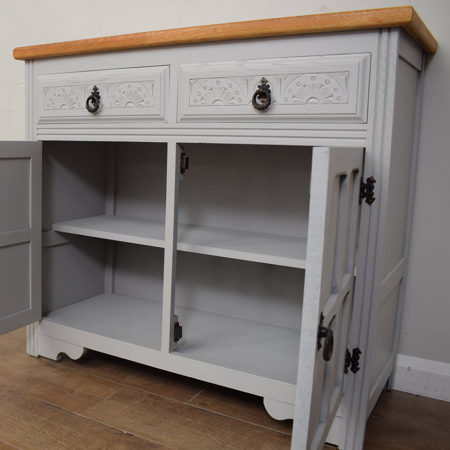 Painted Oak Sideboard