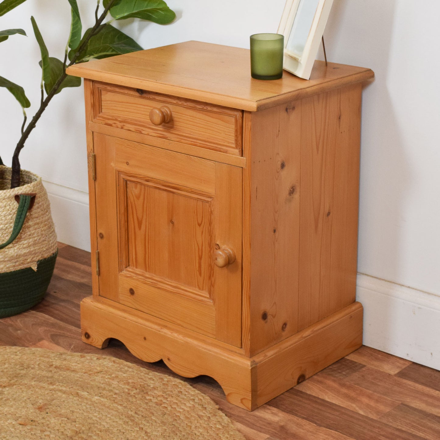 Rustic Pine Bedside