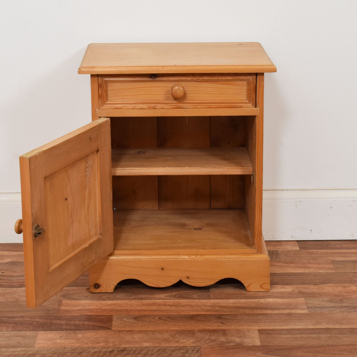 Rustic Pine Bedside
