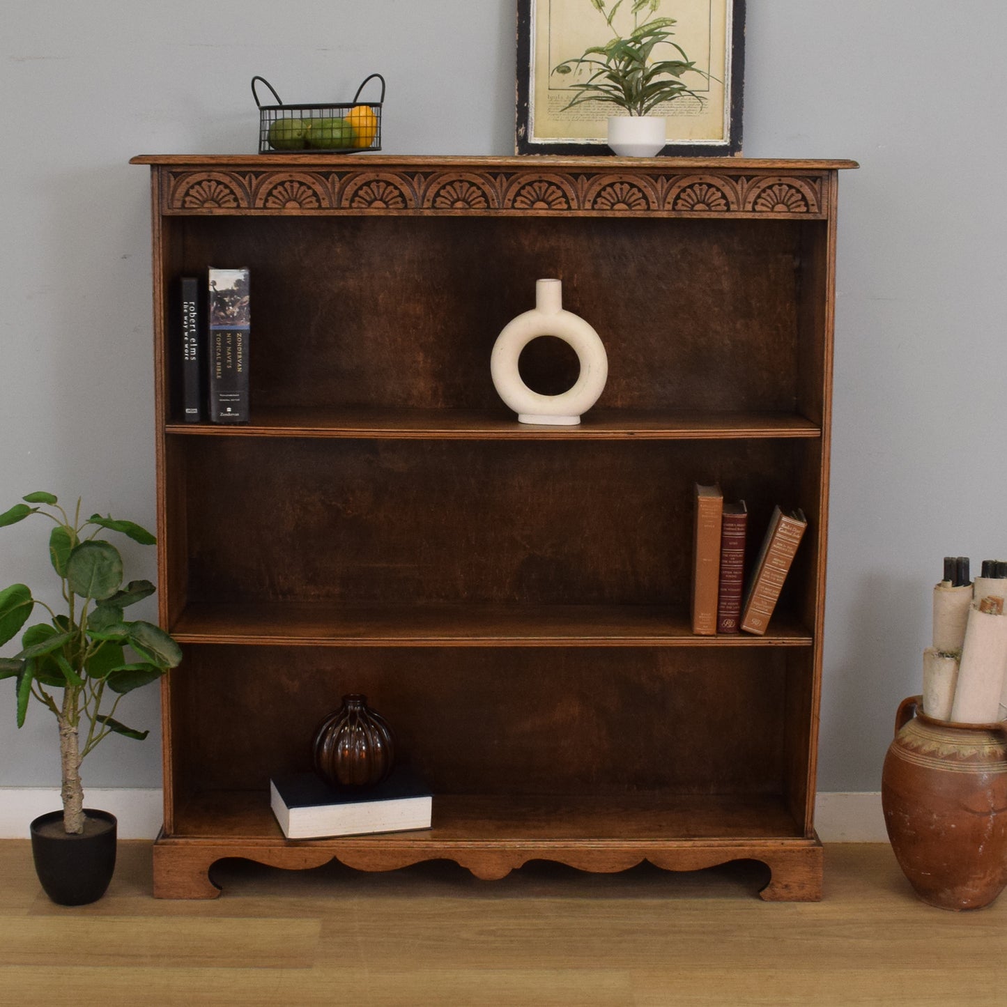 Refinished Oak Bookcase