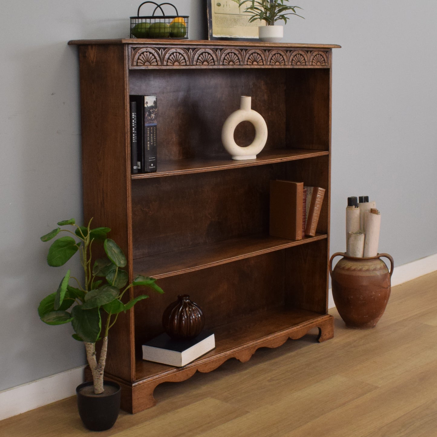 Refinished Oak Bookcase