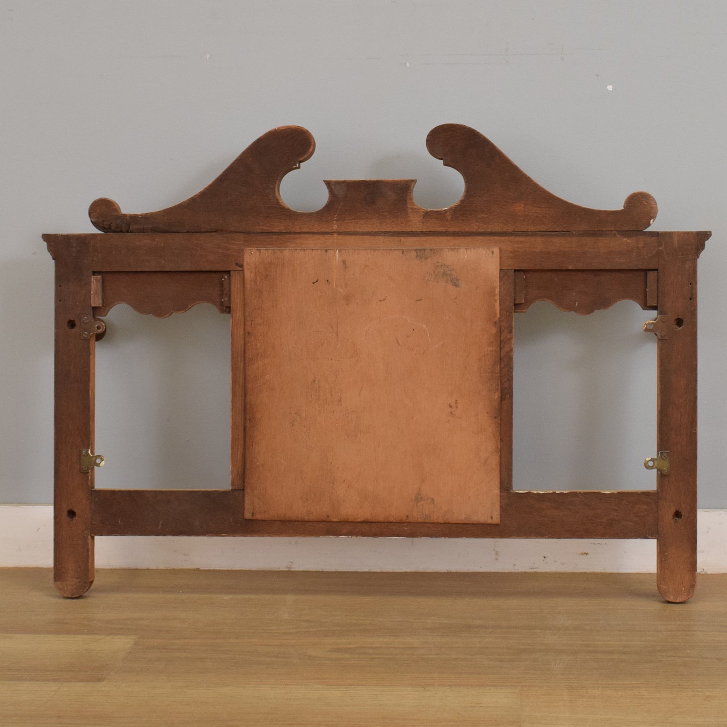 Carved Oak Wall Mirror