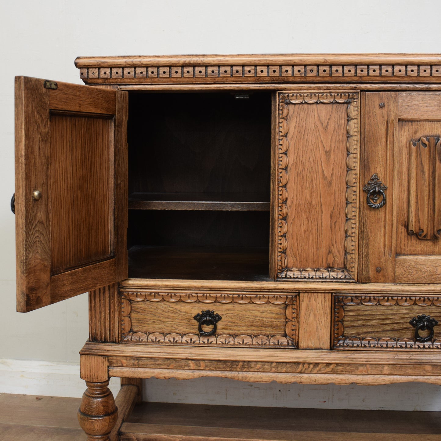 Restored Oak Sideboard