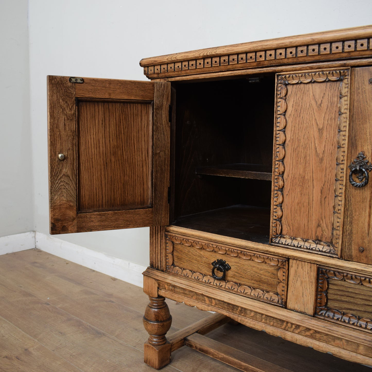 Restored Oak Sideboard