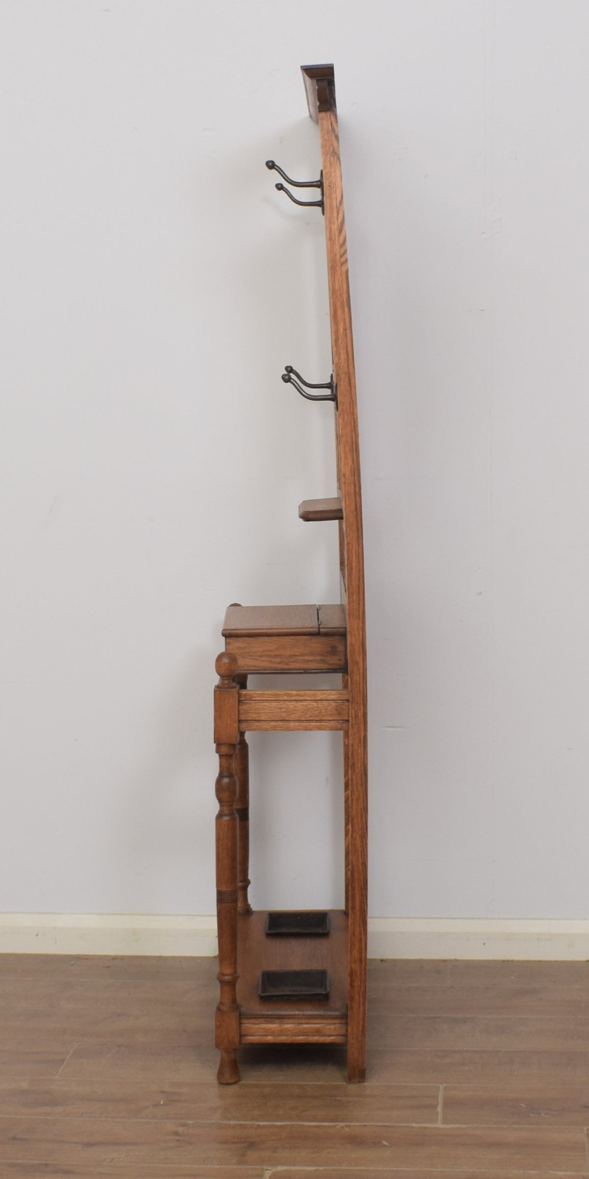 Restored Oak Hall Stand